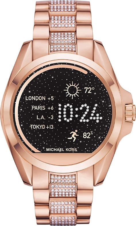 michael kors smartwatch silver womens|Michael Kors smartwatch women's sale.